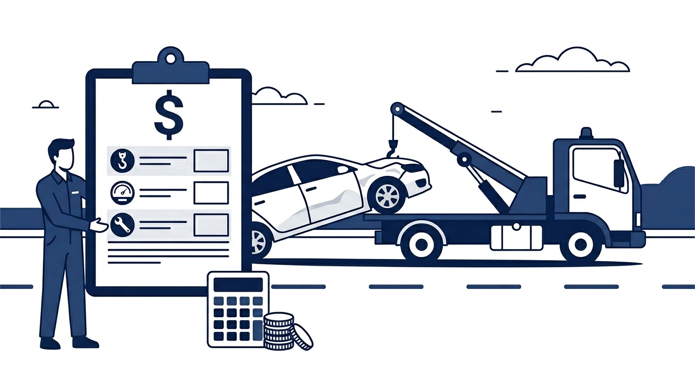 不動車のレッカー料金はいくら？