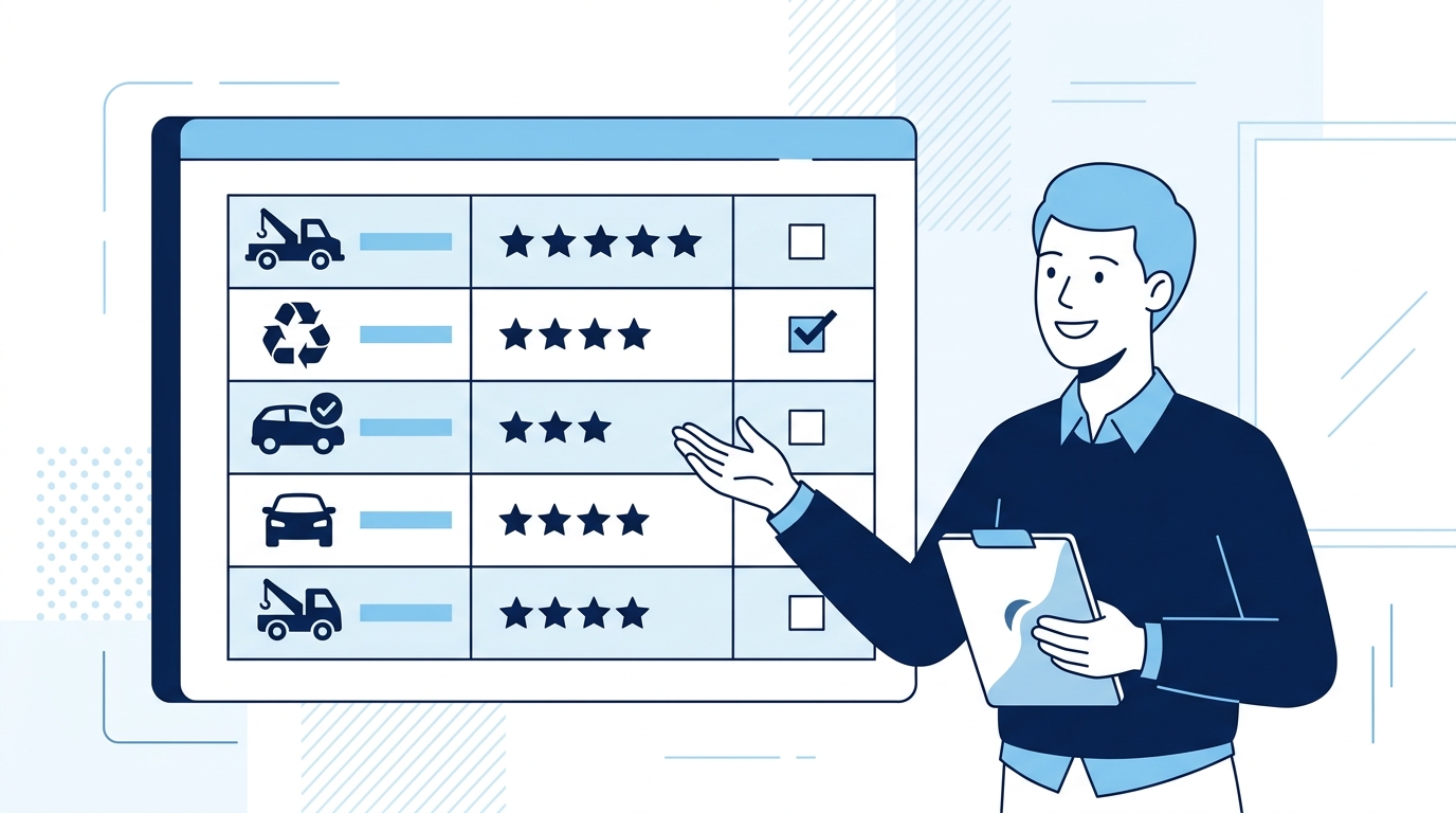 廃車買取業者おすすめ5選｜比較ポイントと選び方を解説【2026年版】