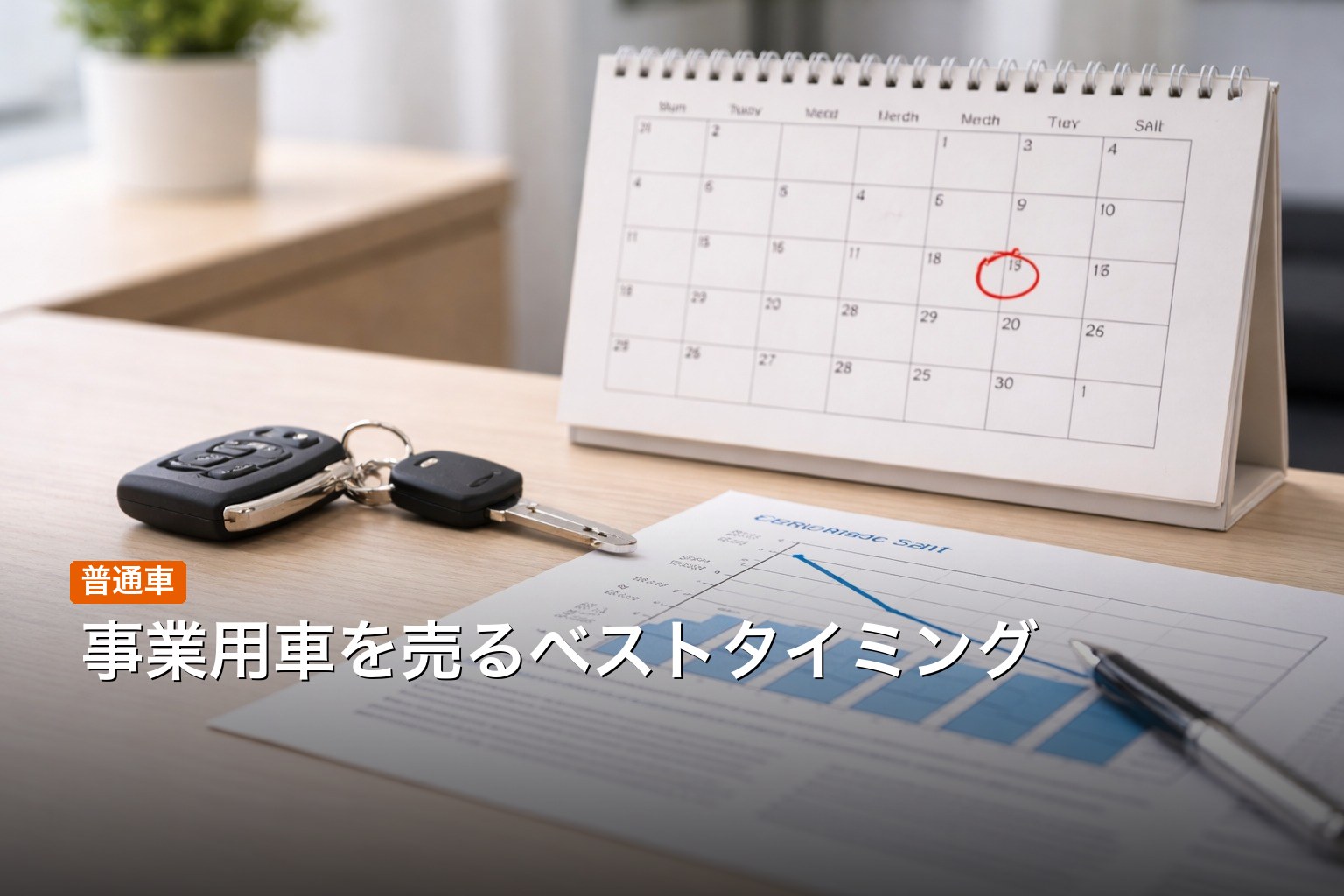 事業用の車を売るベストタイミング