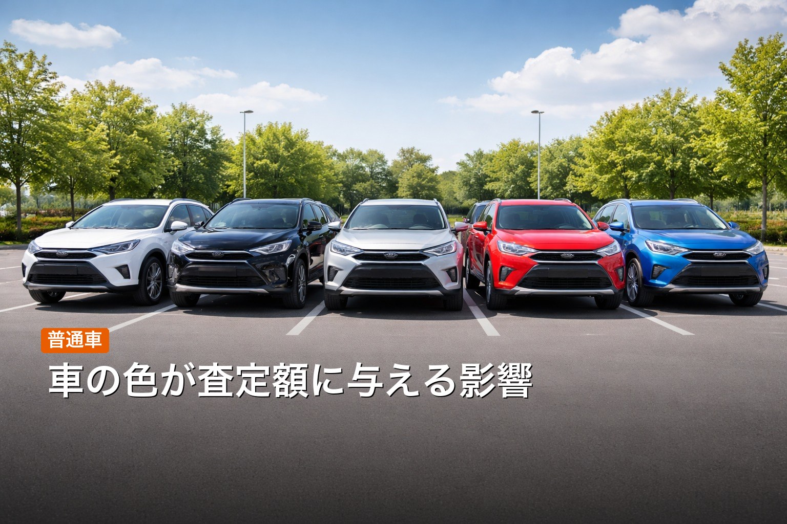 車の色が査定額に与える影響