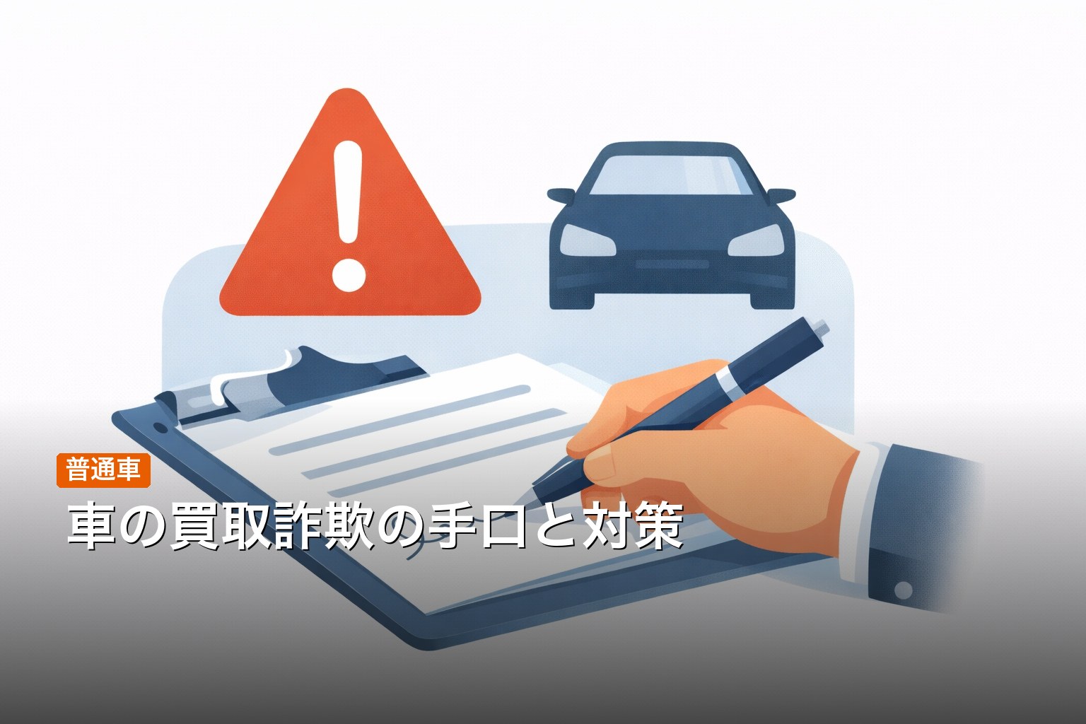 車の買取詐欺の手口と注意点