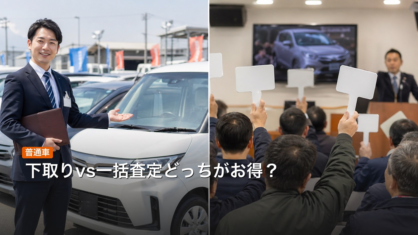 下取りと一括査定の比較・どちらがお得か解説