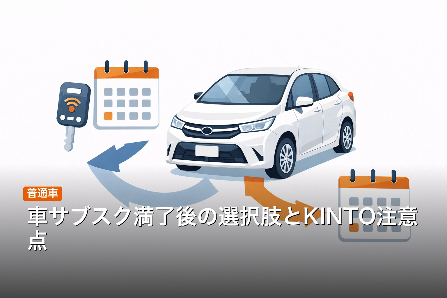 車サブスク（カーリース）満了後の選択肢